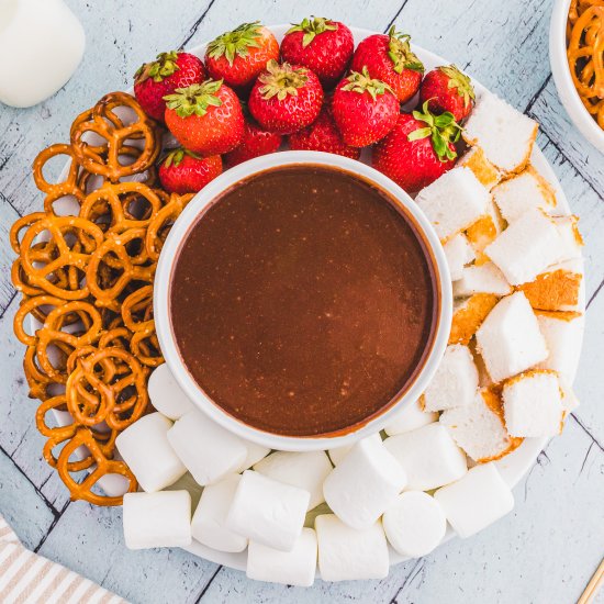 Chocolate Fondue for Two