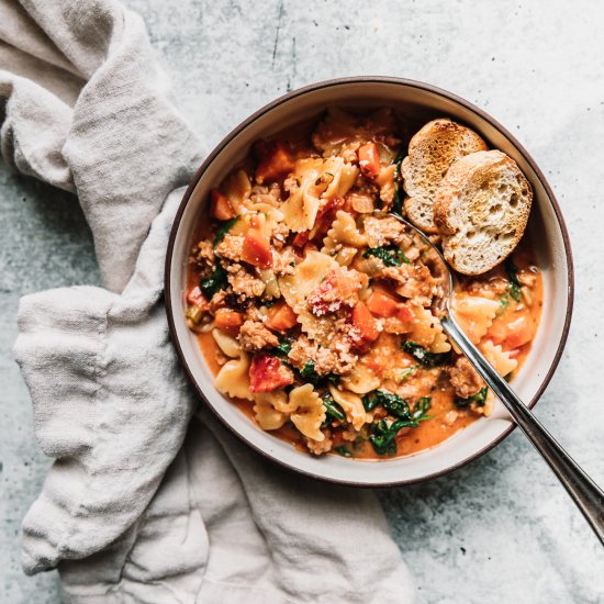 Creamy Italian Sausage Pasta