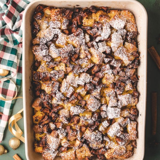 Apple Spiced French Toast Casserole