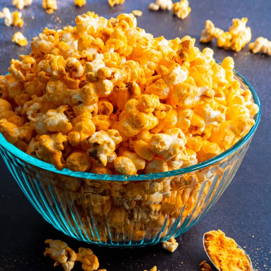 Easy Cheddar Cheese Popcorn