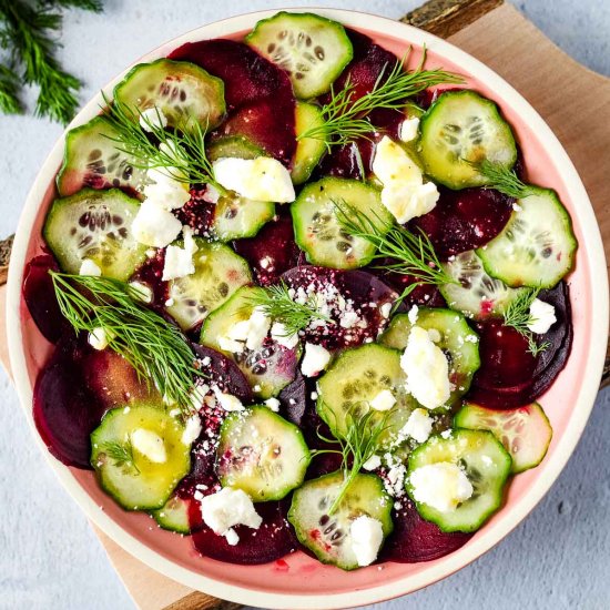 Beet Cucumber Salad