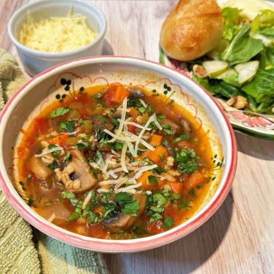 Mushroom Barley Soup