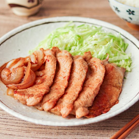 Shogayaki (Ginger Fried Pork)