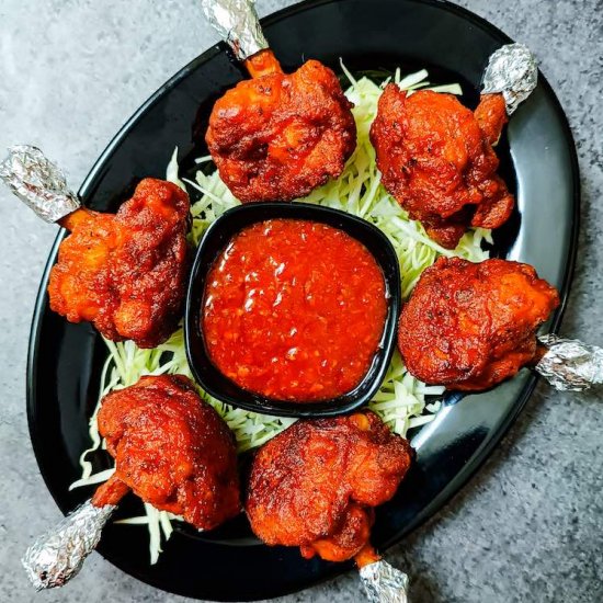 Crispy Chinese Chicken Lollipop Dry