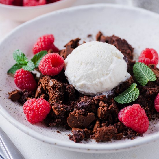 Chocolate Brownie Pudding