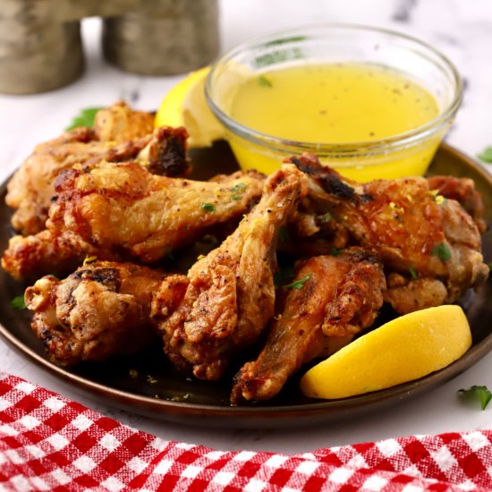 Air Fryer Lemon Pepper Wings