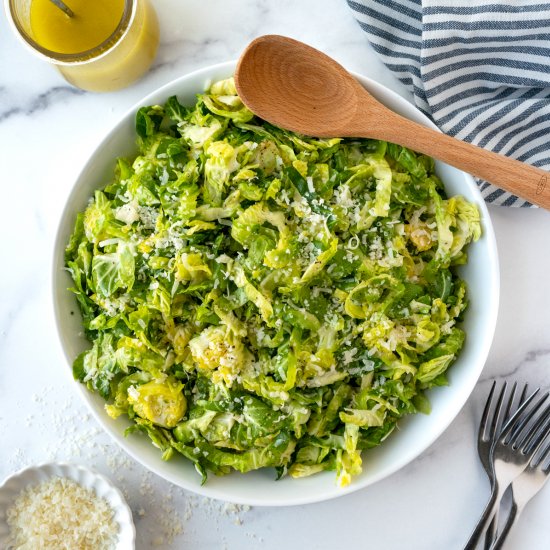 Parmesan Brussels Sprouts Salad