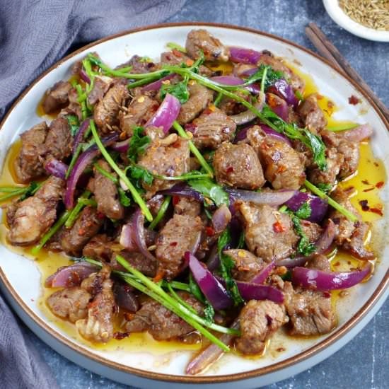 Cumin Lamb Stir-fry