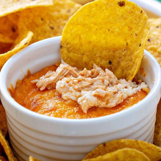 Buffalo Ranch Chicken Dip