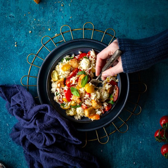 Easy Tomato Rice Salad