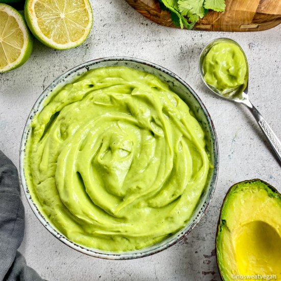 Vegan Avocado Crema