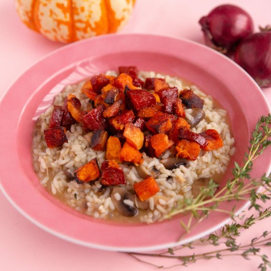 Pumpkin & Chorizo Risotto