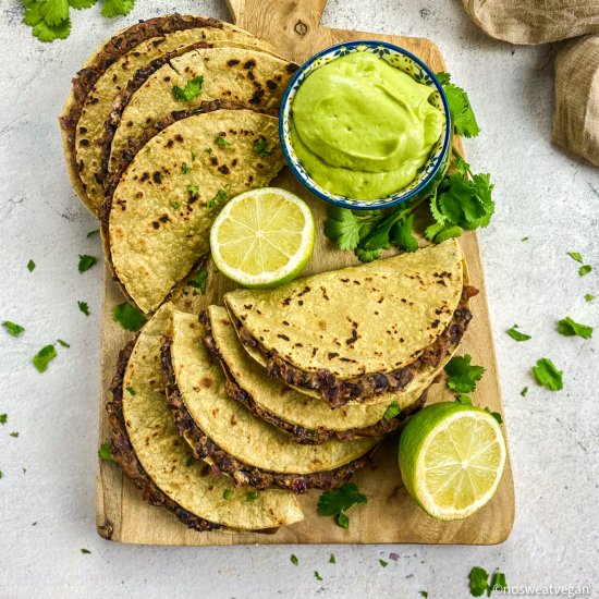 Vegan Black Bean Tacos