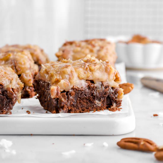 German Chocolate Brownies