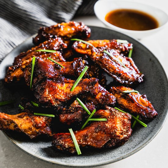 Maple Bourbon Wings