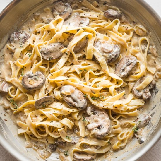 Mushroom Stroganoff