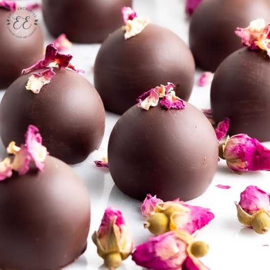 Chocolate Rose Truffles