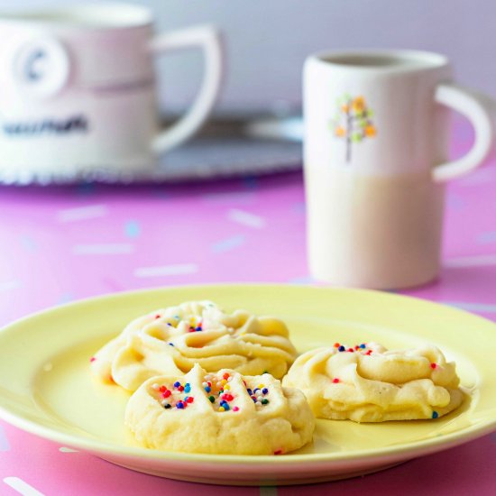 Whipped Shortbread Cookies