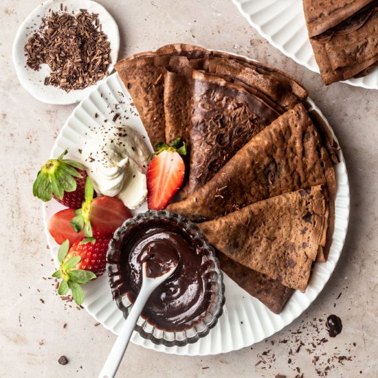 Easy Chocolate Crepes