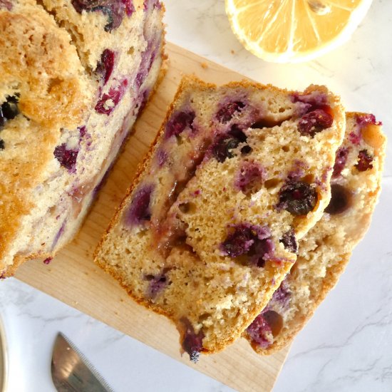 Healthy Blueberry Lemon Loaf