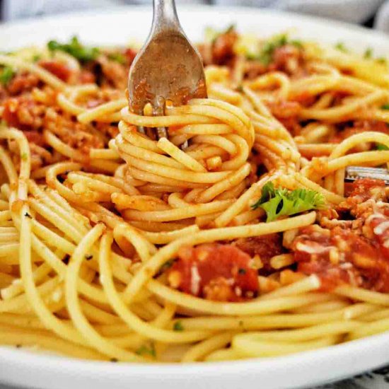 Pork Bolognese