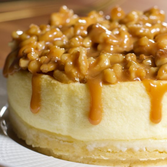 Caramelized Walnut Cheesecake