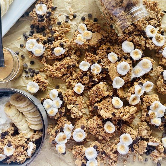 Healthy Smores Granola