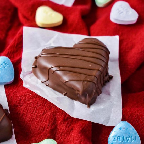 Homemade Reese’s Hearts