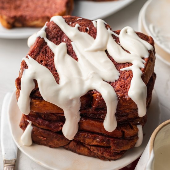 Red Velvet French Toast