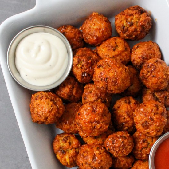 Air Fryer Buffalo Cauliflower Bites