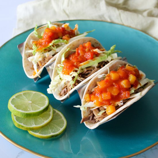 Hawaiian Pulled Pork Tacos