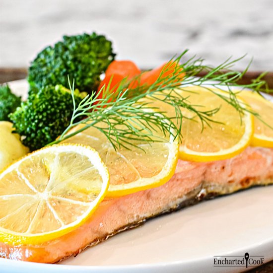 Lemon Butter Baked Salmon