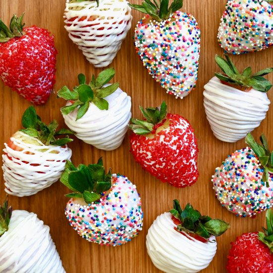 White Chocolate-Covered Strawberry