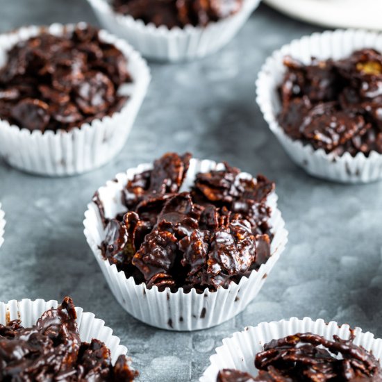 Chocolate Cornflake Cakes