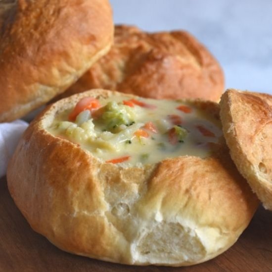 Homemade Bread Bowl Recipe