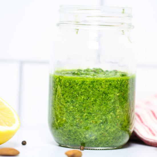 Almond Basil Pesto