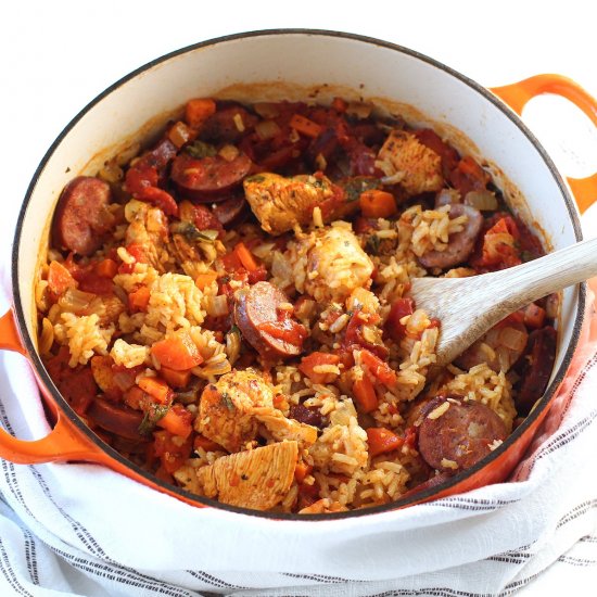 Dutch Oven Chicken and Rice