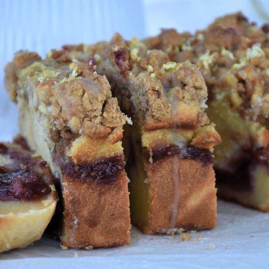 Raspberry Jam Loaf with Streusel