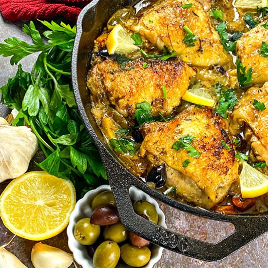 CAST IRON CHICKEN PROVENÇAL