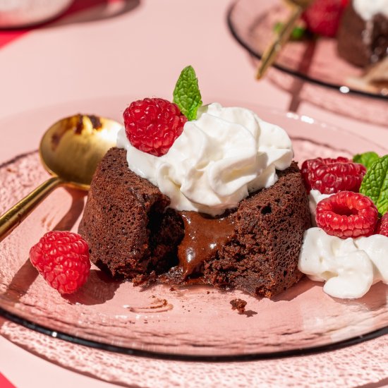 Molten Lava Cake for Two