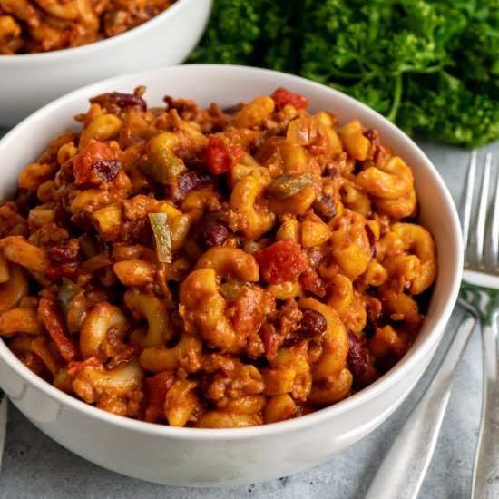 Crock Pot Chili Mac