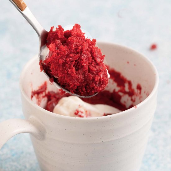 Red Velvet Mug Cake