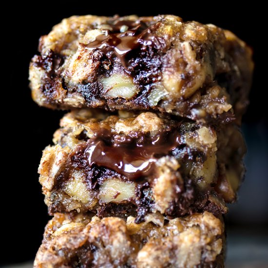 Chocolate Banana Nut Bars