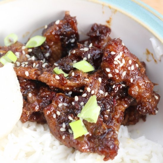 Crispy Mongolian Beef