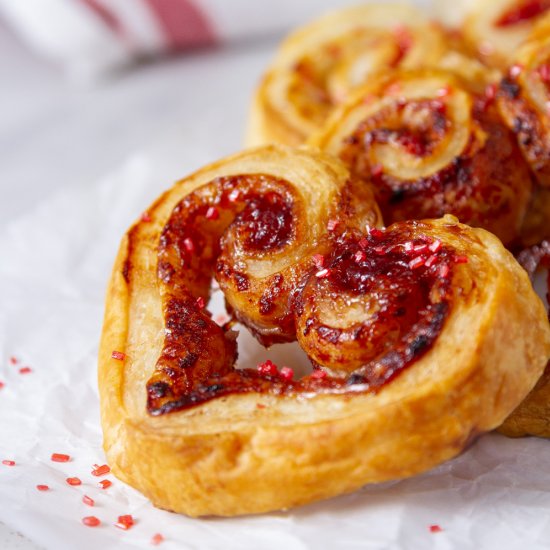 Puff Pastry Hearts