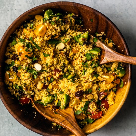 healthy couscous salad