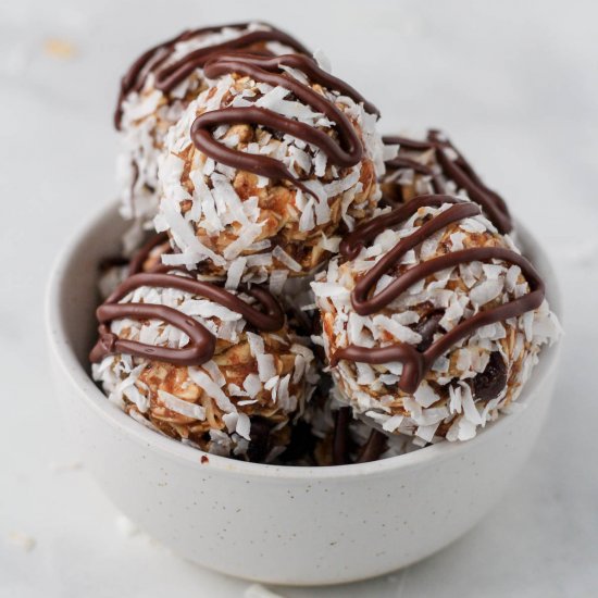 Healthy Almond Joy Lactation Bites