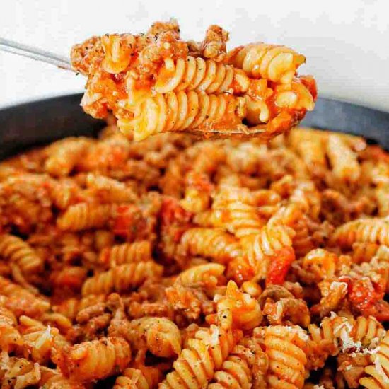 Fusilli Bolognese