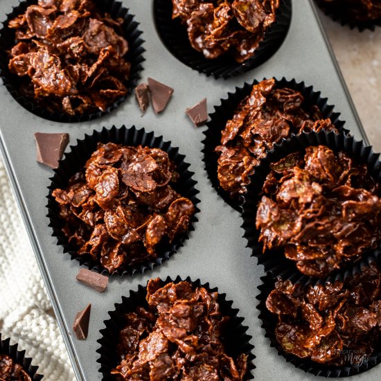 Chocolate Cornflake Cakes