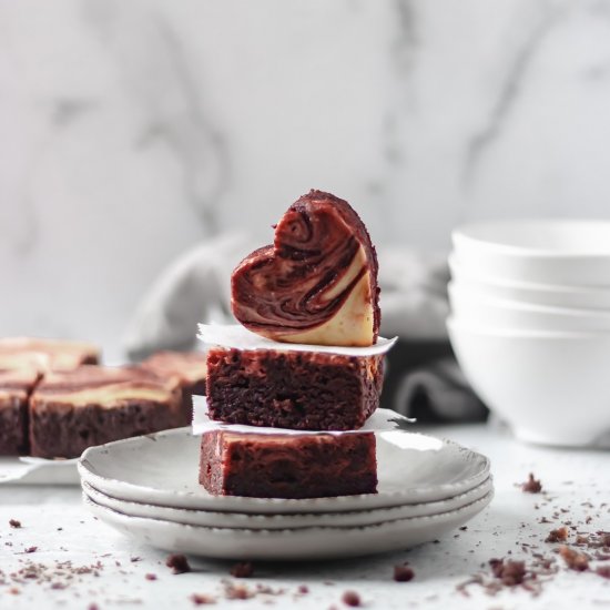 Red velvet brownies